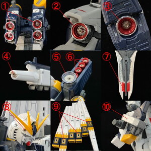 yzRG 1/144 RX-93 ˃K_p ^o[jA+XeXp[c+fJ[ ؔ tZbg (Vo[+ u[) [sAi]