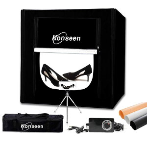 yzKonseen Be{bNX 60x60x60cm BeLbg x\ 192 5500K LEDCgt v Beu[X ʐ^Be {bNX 3PVCwiz 1_zt [P[Xt ȈՃX^WI