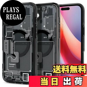 yzSpigen iPhone 16 P[X NA MagSafeΉ ϏՌ Xgbvz[ ϖh~ op[ ČRMILKi EgEnCubhE}OtBbg ACS08208 ([E)