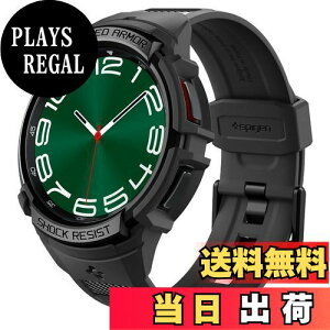 yzSpigen Galaxy Watch 6 Classic 47mm oh ̌^ P[X ϏՌ PC TPU d\ X|[coh  Ռ z ϋv h~ MbhEA[}[Ev ACS06488 (ubN)