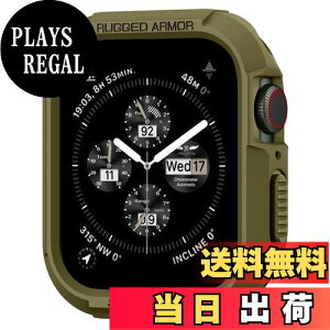yzSpigen Apple Watch P[X 45mm | 44mm y Apple Watch 9 / 8 / 7 / SE2 / SE / 6 / 5 / 4 Ή z  Ռ z ^tlXfUC 菝 h~ ϏՌ یJo[ MbhEA[}[ 062CS26015 (I