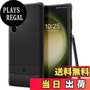 yzSpigen Galaxy S23 Ultra P[X ϏՌ [ SC-52D | SCG20 ] TPU \tgP[X ČRMILKi擾 ϏՌ h~ Jی Qi[d CX[d MbhEA[}[ ACS05613 (}bgEubN)