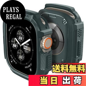 yzSpigen Apple Watch 49mm P[X y Apple Watch Ultra2 / Ultra Ή z  Ռ z ^tlXfUC 菝 h~ ϏՌ یJo[ MbhEA[}[ ACS07383 (ArXEO[)