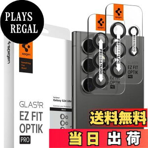 yzSpigen Galaxy S24 Ultra JیtB ubN 2Zbg \tLbgt ߗ dx9H ϏՌ MNV[ S24 Ultra Ή YیtBEZ Fit Optik Pro