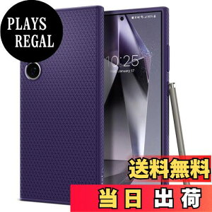 yzSpigen Galaxy S24 Ultra P[X ϏՌ SC-52E | SCG26 TPU \tgP[X ČRMILKi擾 Jی h~ Ռz Qi[d CX[d LbhEGA[ ACS07449 (fB[vEp[v)
