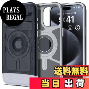 yzSpigen yn18N̋Zṕz iPhone 15 Pro P[X MagSafe ϏՌ ČRMILKi擾  iMacfUC }Olbg Yی C菝h~ MagSafe CX[dΉ NVbNEC1