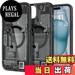 yzSpigen yn18N̋Zṕz iPhone 15 P[X MagSafe NA ϏՌ ČRMILKi擾 Xgbvz[ ϗ}  Xgbvz[ 2d\ Yی C菝h~ MagSafe C