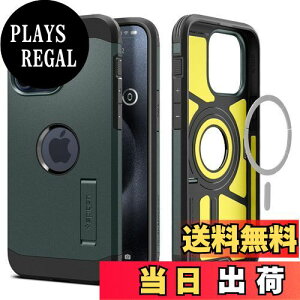 yzSpigen yn18N̋Zṕz iPhone15Pro P[X MagSafe ϏՌ X^ht ČRMILKi擾 }Olbg 3w\ Jی h~ Ռz CX[dΉ ^tEA[}