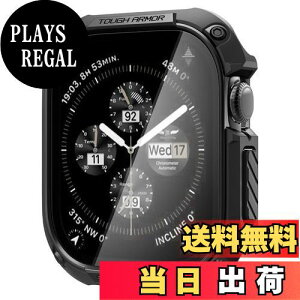 yzSpigen Apple Watch 10 P[X 46mm AppleWatch10 Ή KX ̌^ ČRMILKi擾 ʕی ϏՌ  Ռ z 菝 h~ یJo[ ^tEA[}[ ACS08603 (ubN)