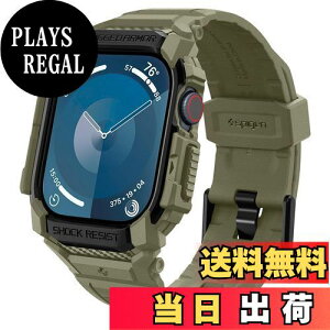 yzSpigen Apple Watch 10 46mm ̌^ oh P[X ϏՌ PC TPU d\ X|[coh  Ռ z ϋv h~ MbhEA[}[Ev ACS08608 (re[WJ[L)