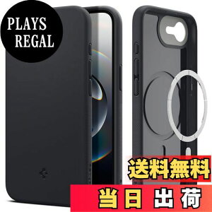 yzSpigen yn18N̋Zṕz iPhone 16e P[X MagSafeANZT[Ή }Olbg Xgbvz[ ČRMILKi im|bvE}OtBbg ACS09155 (ubNEZT~)