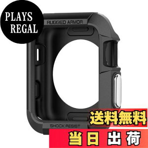 yzySpigenz Apple Watch P[X 42mm  Ռ z Series 3 / Series 2 / Series 1 یJo[ AbvEHb`P[X MbhEA[}[ SGP11496 (ubN) [sAi]
