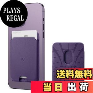 yz[Spigen] MagSafeΉ J[hP[X }OlbgEHbgJ[hz_[ 2J[h MagSafep iPhone 15 iPhone 14 iPhone 13 iPhone 12fɑΉ AFA06267 (p[v)