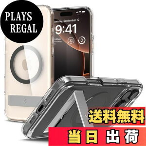 yzSpigen yRpNgȃX^htziPhone 16 Pro Max P[X MagSafeΉ NA X^ht ČRMILKi EgEnCubhSE}OtBbg ACS08010 (Ot@Cg)