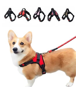 【送料無料】犬 ハーネス かわいい おしゃれ 胴輪 散歩 小型犬 中型犬 大型犬 猫 首輪 ソフト ナイロン製 夜間反射 PetGround (L, ユニオンジャック)