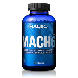 【送料無料】HALEO アミノ酸 マッハ6 ロイシン シトルリン アルギニン アルファリポ酸 他計6種成分配合 大容量 1080タブレット(90食分)