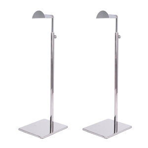 【送料無料】Asdays バッグスタンド ディスプレイ カバン掛け バッグ 帽子 ラック 展示 保管 型くずれ防止 収納 展示会 シルバー (2個セット)