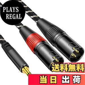 �y���������z3.5mm to xlrx2�C3M Muchfox 2xlr 3.5mm �ϊ��C3. 5mm to 2XL R (�I�X) �}�C�N�P�[�u�� 3. 5mm trs to xl r�I�X�ϊ��P�[�u�� 3 .5m m (1/8 Inch) �X�e���I(�I �X) to X LR (�I �X)�ϊ��P�[�u��