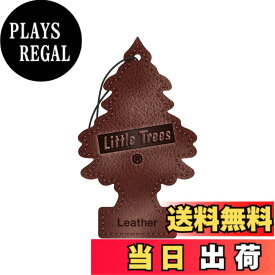 【送料無料】Little Trees 吊下げ式 芳香剤 エアーフレッシュナー レザー U1P-10290