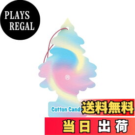 【送料無料】Little Trees 吊下げ式 芳香剤 エアーフレッシュナー コットンキャンディー U1P-10282