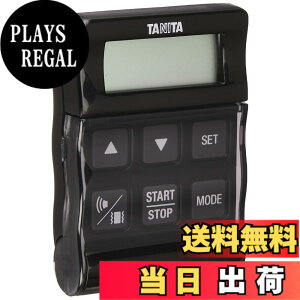 �y���������z�^�j�^(Tanita) �׋� �w�K �^�C�}�[ �X�g���b�v�t�� �o�C�u���[�V�����@�\ 24���� �u���b�N TD-370N BK