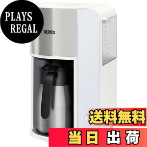 �y���������z�T�[���X(THERMOS) �^��f�M�|�b�g �R�[�q�[���[�J�[ 1L �z���C�g ECK-1000 WH