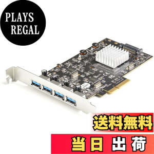 �y���������zStarTech.com USB���݃J�[�h/PCIe 3.0-4x USB-A/2x ASM3142����/UASP