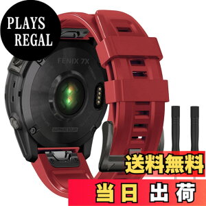�y���������zAnkersaila 26mm �o���h Compatible with Garmin Fenix 7X, Fenix 5X/5X Plus, Fenix 6X/6X Pro, Fenix 3/3 HR,�\�t�g�V���R���o���h �N�C�b�N�����[�X�� ���� �x���h (��)