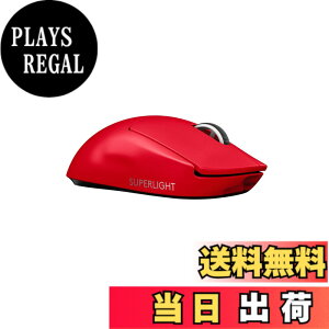 �y���������zLogicool G PRO X SUPERLIGHT ���C�����X �Q�[�~���O�}�E�X G-PPD-003WL-RD �y�� 63g���� LIGHTSPEED HERO 25K�Z���T�[ POWERPLAY ���� �[�d �Ή� �Q�[�~���O �}�E�X ���b�h �� PC windows �������K�i
