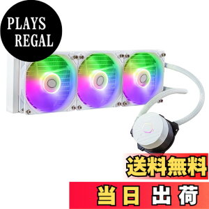 �y���������zCooler Master �V�^S����f���A���`�����o�[�|���v���� �uMasterLiquid L Core�v�V���[�Y360mm����CPU�N�[���[�E�z���C�g���f�� [ MASTERLIQUID 360L Core White ]