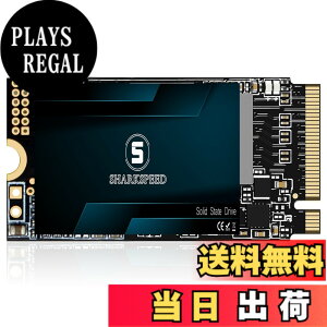 �y���������zSSD 1TB M.2 2242 NVMe S SHARKSPEED PCIe Gen3.0x4 �~�jSSD �����^ 3D NAND �ǂݍ��ݍő�2,200MB/s