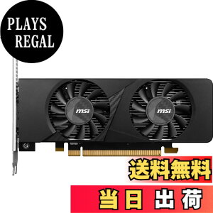 �y���������zMSI GeForce RTX 3050 LP 6G OC PCIe4.0 ���[�v���t�@�C���T�C�Y �⏕�d���s�v �f���A���t�@������ �O���t�B�b�N�X�{�[�h VD8790