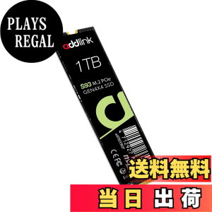 �y���������zaddlink ���s�� S93 1TB PCIe Gen 4 x4 (�ő�]�����x 7,200MB/�b) NVMe M.2 2280 ���� SSD �������K�i (aJP1TBS93M2P)