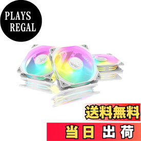 【送料無料】ASUS ケースファン 120mm 3個パック Aura Sync 逆回転 TUF Gaming TR120 ARGB Fan Reverse White 3IN1 白 国内正規代理店品
