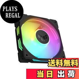 【送料無料】ASUS ケースファン 120mm Aura Sync 逆回転 TUF Gaming TR120 ARGB Fan Reverse 黒 国内正規代理店品