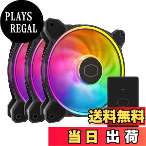 �y���������zCooler Master �f���A�����[�vLED�V���[�Y�t�@��3�p�b�N MasterFan MF120 Halo 3in1 [ MFL-B2DN-213P2-R2 ]