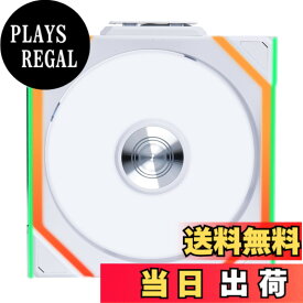 【送料無料】LIANLI 120mm ARGBファン リバースモデル UNI FAN RS SL Wireless 120 WT Single Pack 2.4GHzワイヤレス ケーブルマネージメント不要 FDB 側面LEDストリップ UF-RS-SL120-WLS-1W 日本正規代理店品
