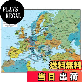 【送料無料】Swiftmaps ヨーロッパ壁掛け地図 地政学版 SM EUR SM L