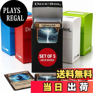 �y���������zUltra Pro Magic/Pokemon/YuGiOh Cards Deck Boxes, Set of 5 (Red, Blue, Green, Black and White)