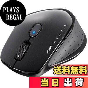 �y���������z�o�b�t�@���[ BSMBW510MBK ���� BlueLED 5�{�^�� �l�I�t�B�b�g�}�E�X M �u���b�N