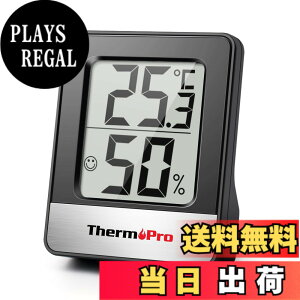 �y���������zThermoPro�T�[���v�� ���x�v ���x�v �����x�v�f�W�^�� ���� ���� ���₷�� ��}�[�N �Ǌ|�� ���X�^���h �}�O�l�b�g �u���b�NTP-49