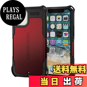 �y���������z�G���R�� iPhone 12 mini �P�[�X Qi�[�d�Ή� �n�C�u���b�h ZEROSHOCK �ϏՌ� �X�^���_�[�h ���b�h PM-A20AZERORD
