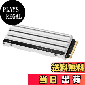 �y���������zCORSAIR MP600 ELITE 1TB PCIe Gen4 x4 NVMe M.2 SSD PlayStation 5/PS5 �K�p M.2 2280 �t�H�[���t�@�N�^ ���^�A���~�j�E�����q�[�g�V���N �����x 3D TLC NAND �z���C�g CSSD-F1000GBMP600ECS
