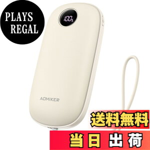 �y���������z�y���ʔ��M�z �[�d���J�C�� LED�f�W�^�� ���x�\�� Aomiker : 3�b�}�����M 3�K�i ���x���� �d�C ������ 5V/2A usb-c �[�d 4000mAh �d�q ���F �J��Ԃ����p �[�d�� �z�b�J�C�� ���� �A�� ��
