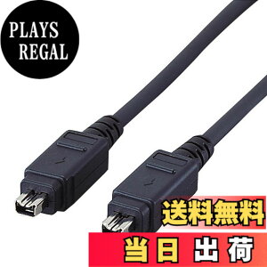 �y���������z�G���R�� USB�P�[�u�� �yFireWire�z IEEE1394 400(i.LINK�EDV) 4pin-4pin 1m �u���b�N IE-441BK