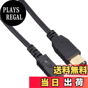 �y���������z�G���R�� IEEE1394 FireWire400(i.LINK�EDV)�P�[�u�� 6pin-4pin 1.0m �u���b�N IE-461BK