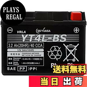 �y���������zGS YUASA [ �W�[�G�X���A�T ] �V�[���h�^ �o�C�N�p�o�b�e���[ YT4L-BS