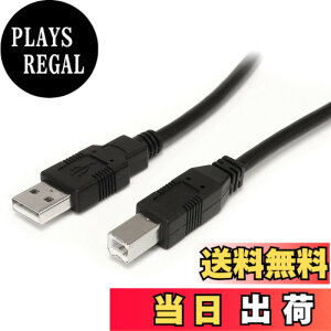�y���������zStarTech.com USB 2.0 ���s�[�^�[�P�[�u�� 9.1m USB-A(�I�X) - USB-B(�I�X) 480Mbps �u���b�N USB2HAB30AC