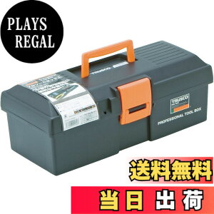 �y���������z�g���X�R���R(TRUSCO) �v���c�[���{�b�N�X �u���b�N/�I�����W 380x178x145mm TTB-901