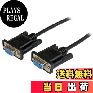 �y���������zStarTech.com 1m RS232C�V���A���N���X/�k�����f���P�[�u�� ���X(DB-9/D-Sub9�s��) �] ���X(DB-9/D-Sub9�s��) �u���b�N SCNM9FF1MBK